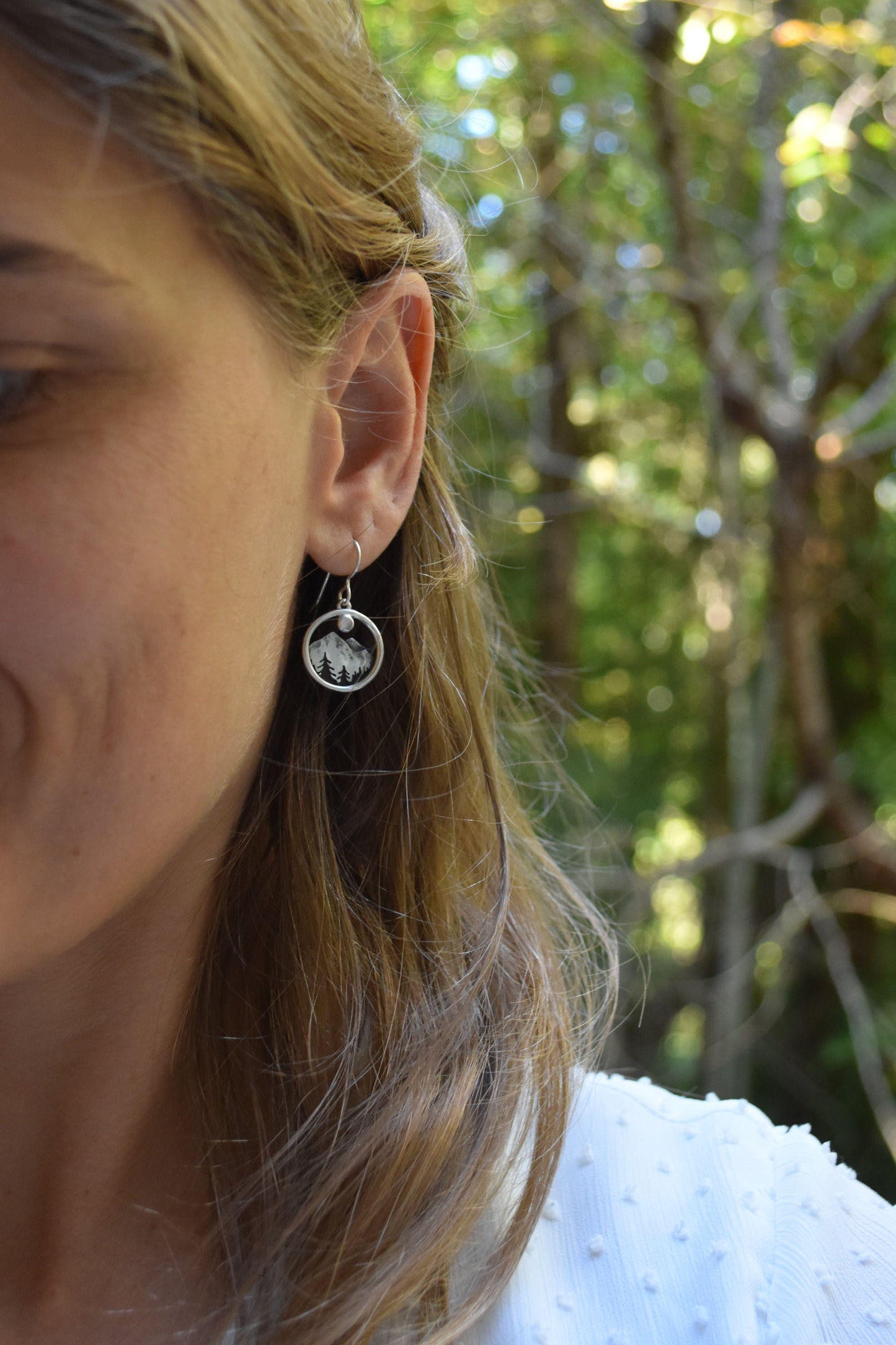 Alpine Dreamer Earrings - Moonstone