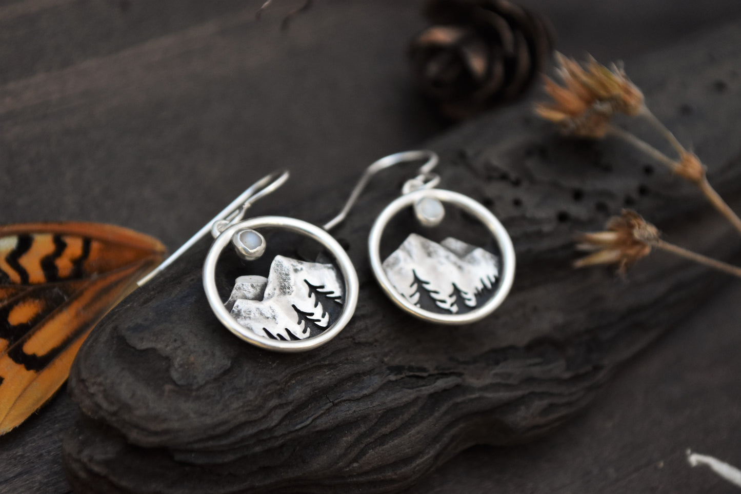 Alpine Dreamer Earrings - Moonstone
