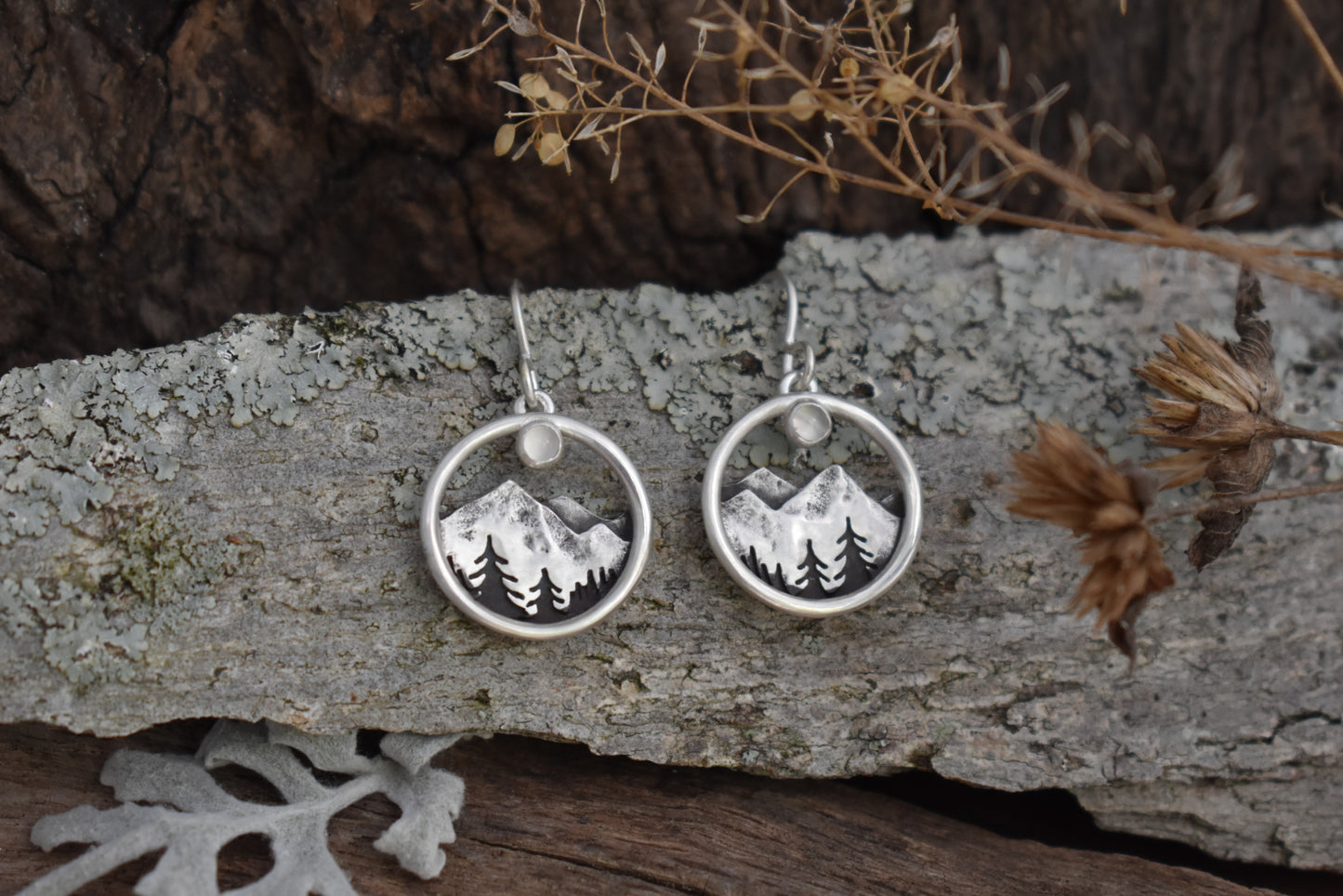 Alpine Dreamer Earrings - Moonstone