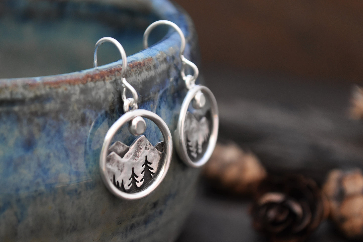 Alpine Dreamer Earrings - Moonstone