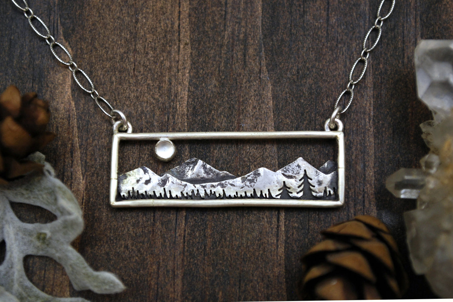Home in the Valley Necklace - Moonstone