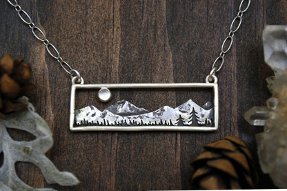 Home in the Valley Necklace - Moonstone