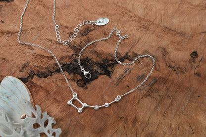 Little Dipper Necklace - Rainbow Moonstone