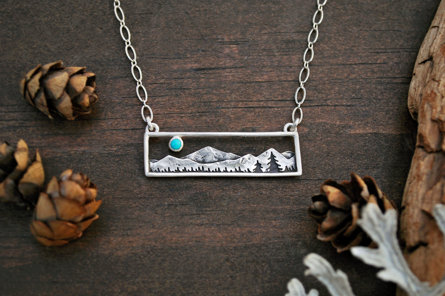 Home in the Valley Necklace - Turquoise