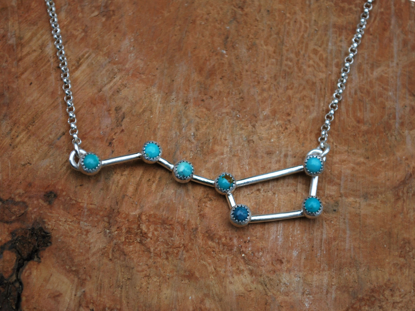 Big Dipper Necklace - Turquoise