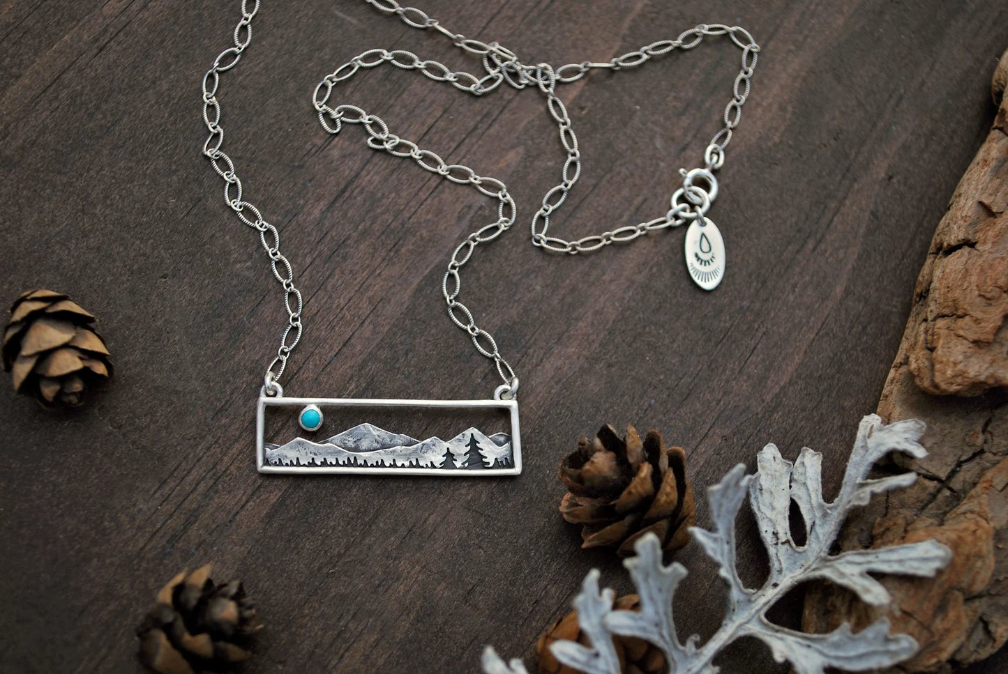 Home in the Valley Necklace - Turquoise