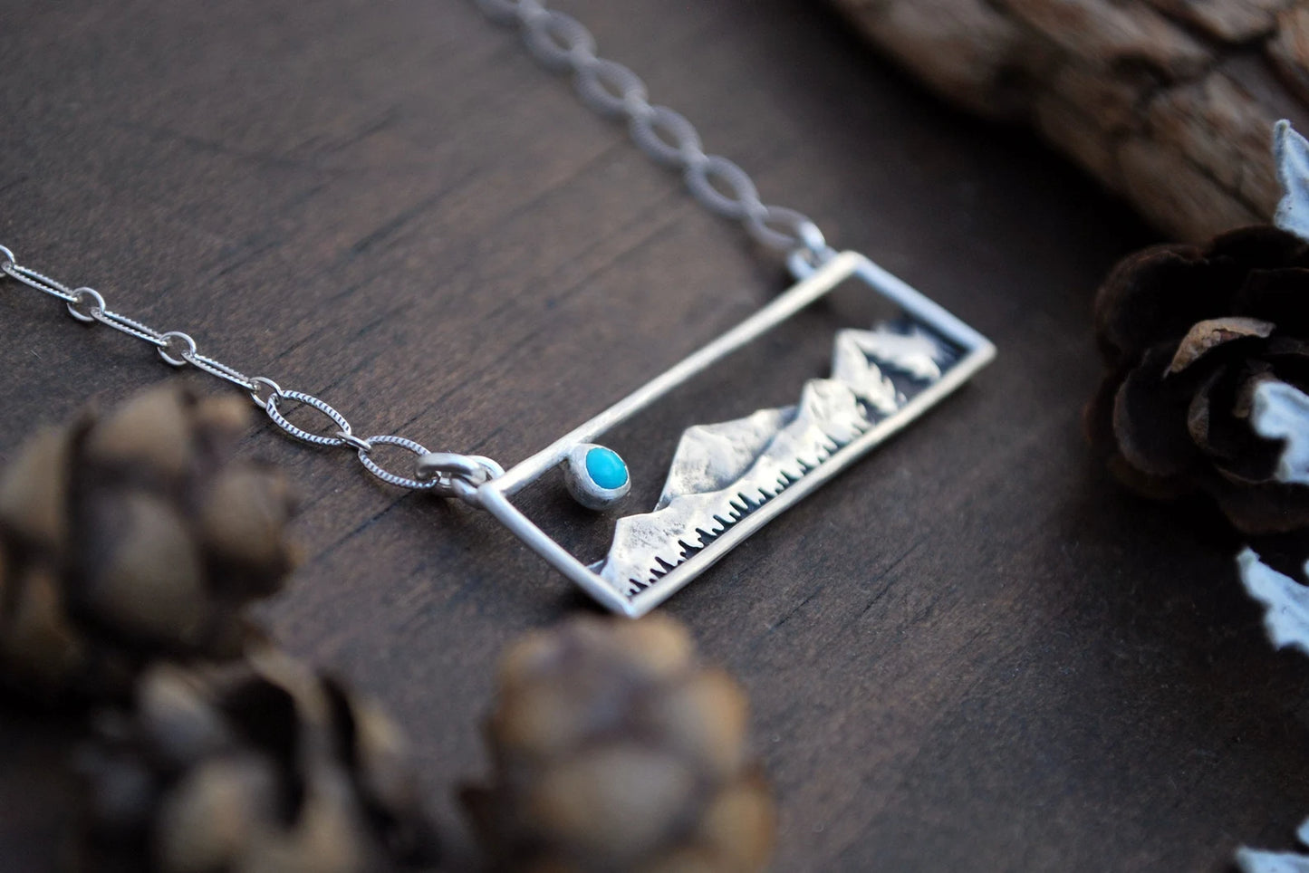Home in the Valley Necklace - Turquoise