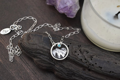 Alpine Dreamer Necklace - Turquoise