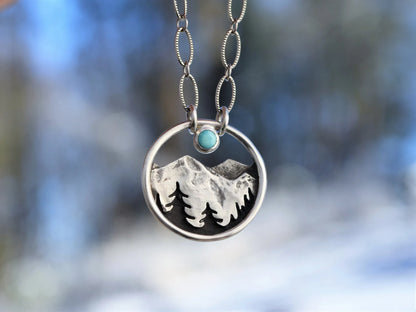 Alpine Dreamer Necklace - Turquoise